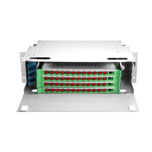 Preço de fábrica 12 24 48 72 96 Quadro De Distribuição De Fibra Óptica ODF 144 Portas Full-load