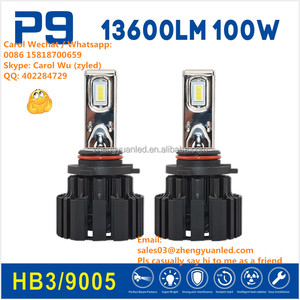 Şimdiye kadar en iyi 100% üst 1 parlak 100W 13600 lümen h4 projektör pk h7 xenon <span class=keywords><strong>led</strong></span> P9 araba <span class=keywords><strong>led</strong></span> ampul <span class=keywords><strong>led</strong></span> araba far 45W h11 g5 g6 P7 CSP