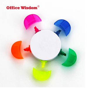 <strong>5</strong> <strong>in</strong> <strong>1</strong> Pentagram Flowers Style <strong>Highlighter</strong> Perfect <strong>for</strong> Bible Study Classroom Students and Teachers - Product Image 1
