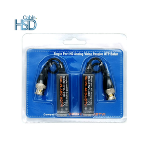 Single Port HD Analog <strong>BNC</strong> Video Balun Audio Full Hdcvi CCTV Camera TVI AHD Video Balun Monitor Connector