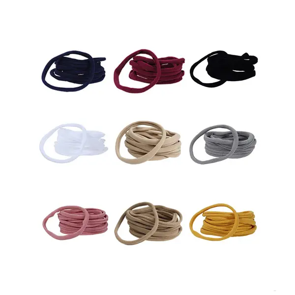 Multi colors super soft baby nylon headband