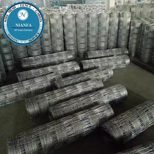 Sıcak stok galvanizli oyun tel örgü avustralya tarzı menteşe eklem çit için koyun/sığır tarım doğrudan Guangzhou fabrika