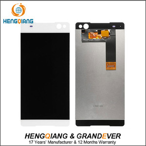 索尼Xperia <span class=keywords><strong>C5</strong></span> Ultra E5563 E5506黑色LCD显示屏触摸屏带框架的热卖LCD更换