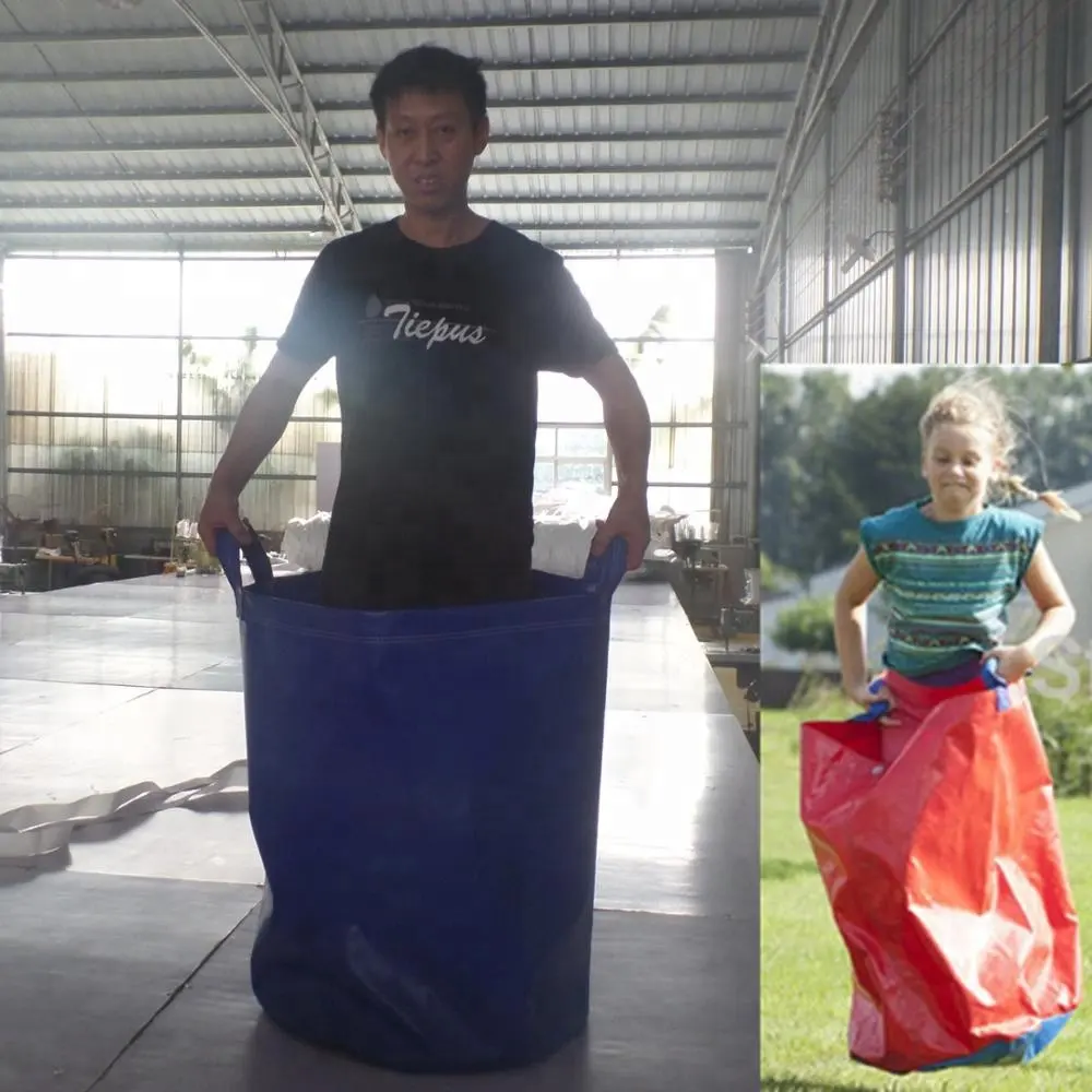 Bolsas de salto de PVC para adultos y niños, juegos de construcción de equipos, canguro interactivo para saltar al aire libre