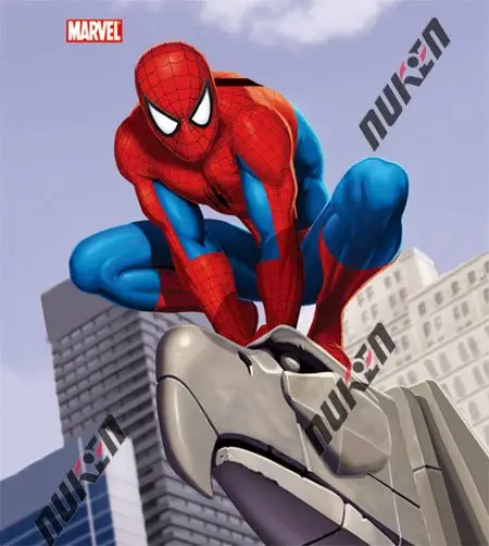 Póster de pared de película en 3d, imagen de dibujos animados de spider-man