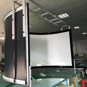 Simulador de voo curvo tv 4k, grande tamanho, 250 polegadas, tela de projeção, 180 graus, simulador de voo para motociclistas, tela de projeção
