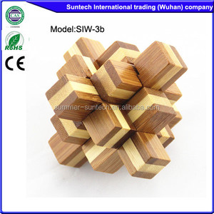 สมองไม้ปริศนาปริศนา3D ที่น่าสนใจในไม้ - Product Image 3