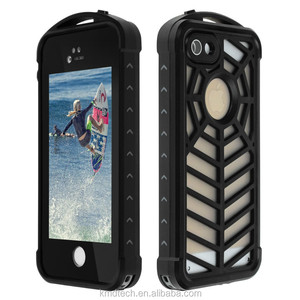 Spidercase מקרה עמיד למים עבור iPhone SE/<span class=keywords><strong>5S</strong></span>/5 IP68 עמיד למים עמיד הלם Dustproof Snowproof עבור iPhone SE iPhone <span class=keywords><strong>5S</strong></span> iPhone 5