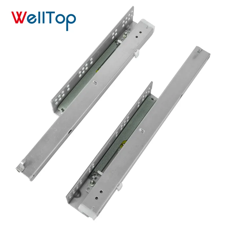 2020 Welltop Hardware European Style 3-Fold Full Extension Undermount Drawer Slide VT-15.031