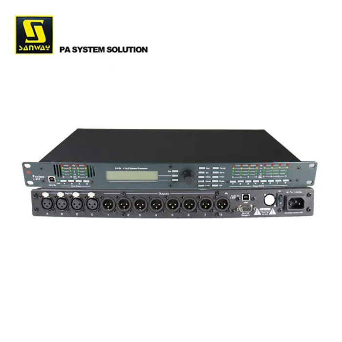 Protea 4.8SP 8 बाहर 4 में व्यावसायिक मंच डीएसपी ऑडियो प्रोसेसर
