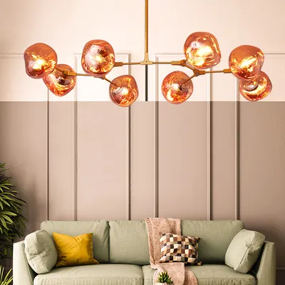 Lámpara colgante de cristal con forma de árbol frutal, diseño moderno, para el hogar, 2020