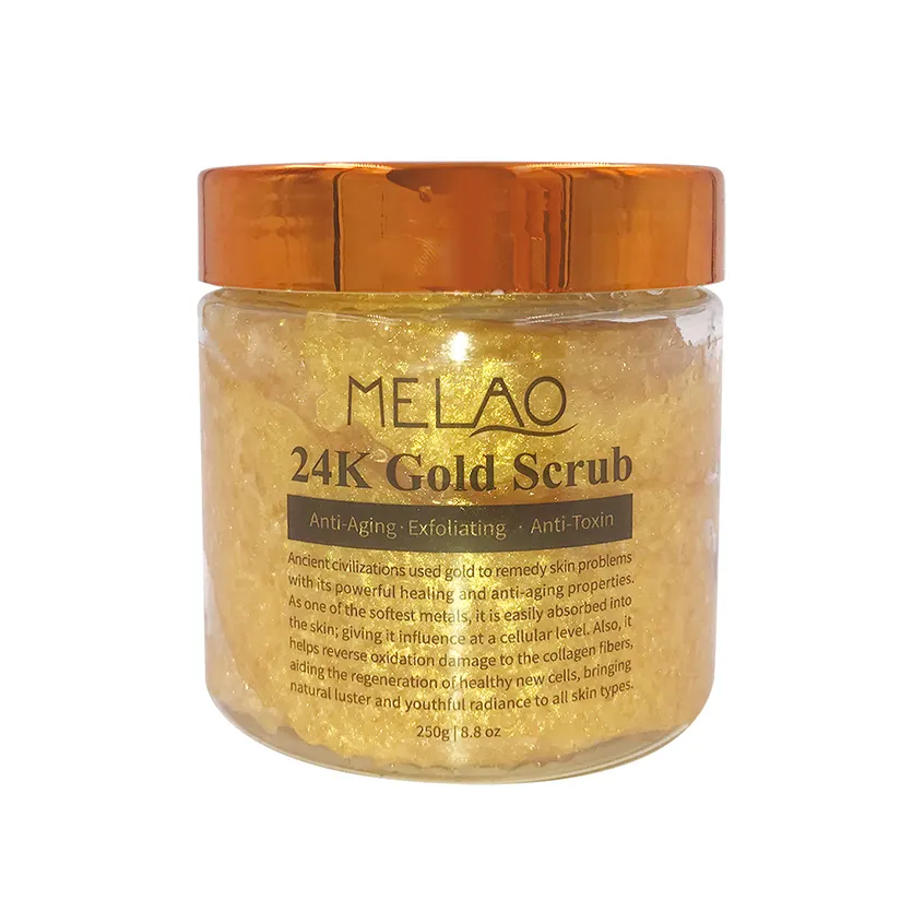 OEM/ODM Gesichts-und Körper peeling 24K Gold Scrub