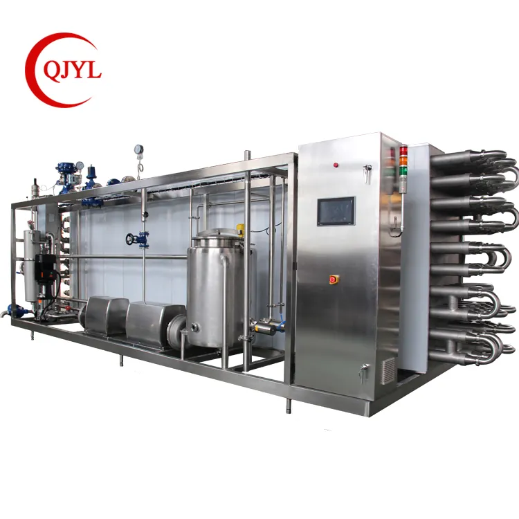 Tubular UHT sterilizer machine for ESL long life dairy milk processing plant