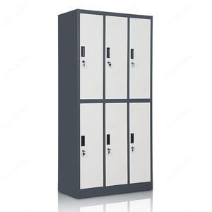 ผู้ขายร้อนราคาถูกพนักงาน locker 6 ประตูโลหะ locker - Product Image 1