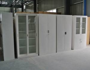 Armoire à vêtements de style industriel à deux balançoires en acier et fer Design simple pour l'école, la salle de sport, l'hôpital et l'atelier - Product Image 6