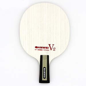 ตัวอย่างฟรี Sanwei V2ไม้บริสุทธิ์ค้างคาวปิงปองใบมีดมืออาชีพปิงปอง - Product Image 1