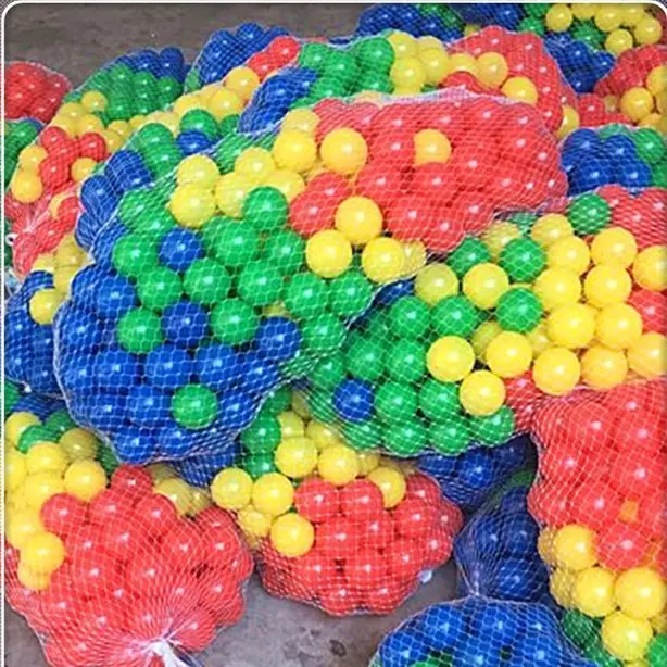 5.5 cm 5 cm toptan toplu şeffaf plastik top oyun havuzu topları top havuzları için