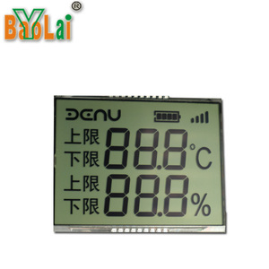 Módulo gráfico de medidor pequeño, pantalla LCD de segmento de personaje monocromático con módulo de control