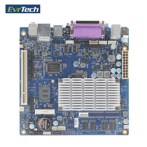Dual Lan Sin ventilador integrado industrial mini itx con Intel Atom D2550 procesador a bordo y 2 GB de RAM