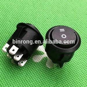 22ミリメートルRound Rockerスイッチ<span class=keywords><strong>6Pin</strong></span> ON-OFF-ON