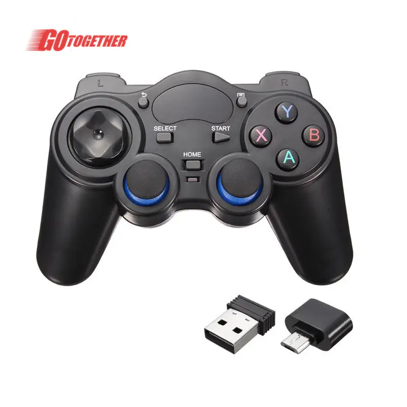 Joystick de GamePad inalámbrico de 2,4G para caja de TV de teléfono Android para P3 y PC360 fábrica de China en stock