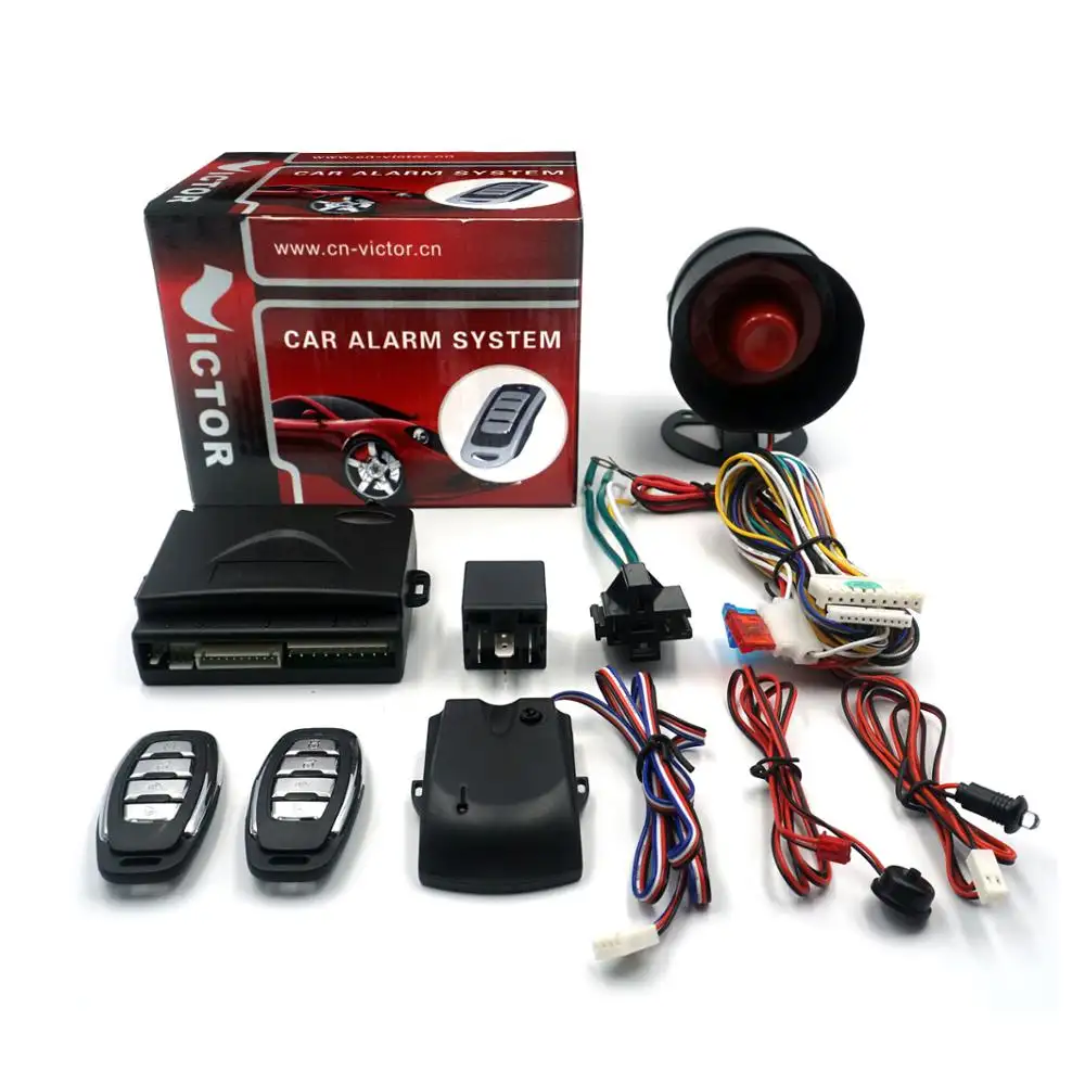 Easy Install car alarm with build-in central locking module and Specially bodyguard car alarm for Latin American market