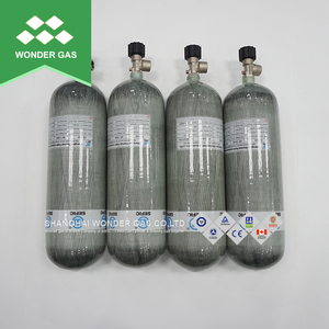 コンプレッサーhpa4500psiカーボンファイバースキューバタンクガスシリンダー