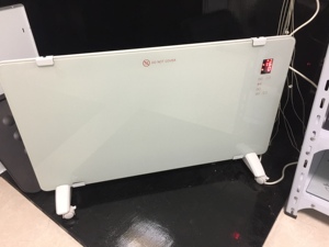 CHX-20GR-<strong>B</strong>(LED) Glass Panel Convector <strong>Heater</strong> With 2000W / IP 24 With Remote Control ,LED Display and Weekly Timer ErP - Product Image 2