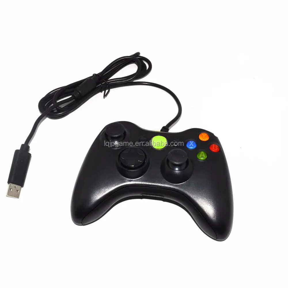 LQJP لجهاز تحكم Xbox ، سلكي USB أسود/أبيض لـ Xbox ،/PC/WINDOWS