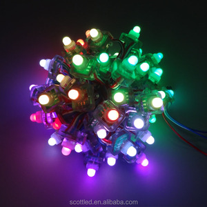 100 PCS/串 12 V IP68 WS2811/2801 Pixel 全彩 RGB 方形 LED 模块串防水寻址 LED - Product Image 3