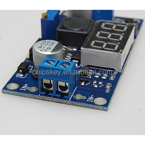 Ayarlanabilir 4.0-40v için 1.25-37v <span class=keywords><strong>5</strong></span>/12v dc lm2596 voltaj regülatörü deneysel güç kova converter+led voltmetre