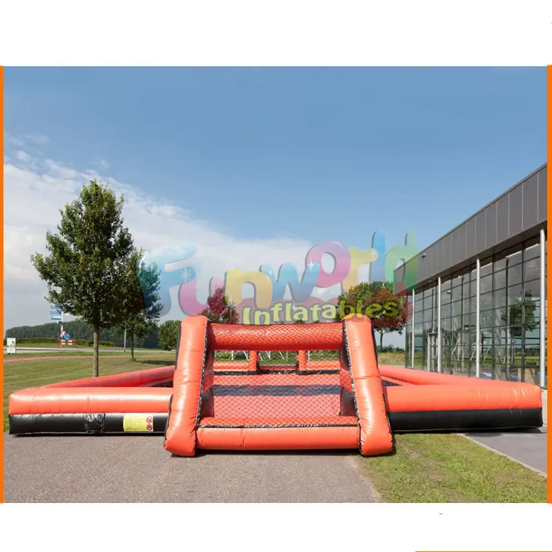 Inflatable Soapy water soccer pitch inflatable soap football field for sale