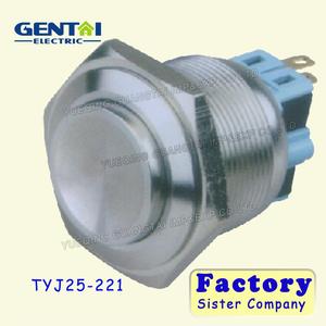 TYJ19-281 di alta qualità 24V 220V AC PCB tipo metallo interruttore a pulsante - Product Image 4