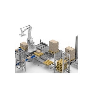 Automatizado de manipulación de material robot apilador robot paletizador