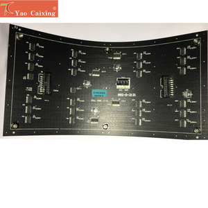 Punkt matrix RGB hd p4 Innen flexibles LED-Modul gekrümmte Oberfläche 258*128mm Beliebiges rundes Modul - Product Image 3