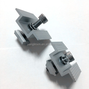 Aluminum 6005-T5 Thin Film Panel Clamps for Solar PV <strong>Mount</strong> - Product Image 3