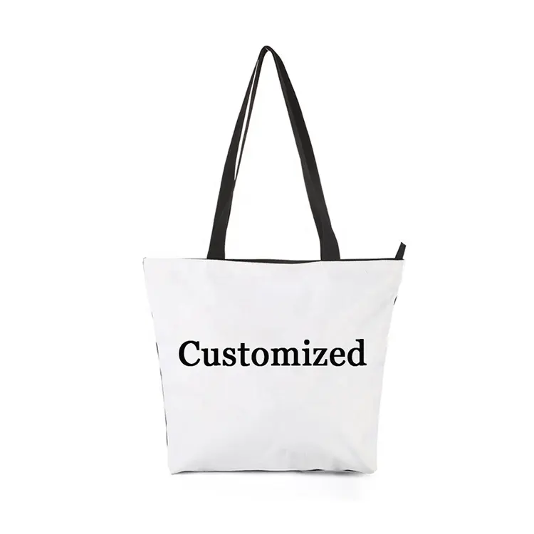 Promozionale riutilizzabile eco friendly personalizzati tote bag di tela di cotone