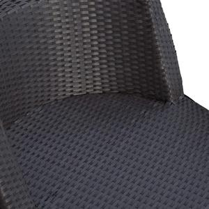 籐ソファセット屋外パティオソファとテーブルセット3ピースパティオ籐ネスティングチェア会話セット