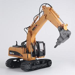 מפעל HUINA צעצועי 1560 1/14 16CH סגסוגת <span class=keywords><strong>RC</strong></span> שבור קידוח משאית <span class=keywords><strong>RC</strong></span> רכב דגם צעצועי הנדסת בניית רכב רכב