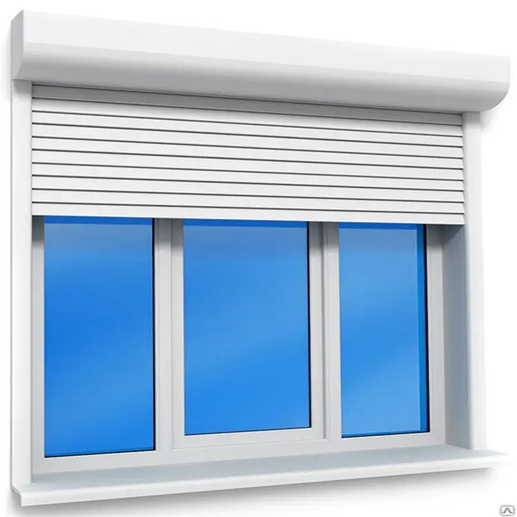 Persiana enrollable de aluminio de alta calidad, aislamiento térmico, puertas y ventanas