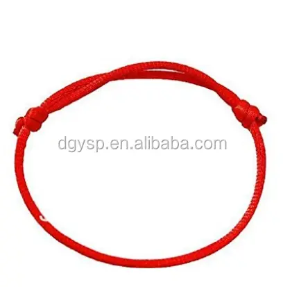 Inspirar de acero inoxidable joyería de las mujeres pulsera de la buena suerte de cuerda roja de fe pulsera de cuerda