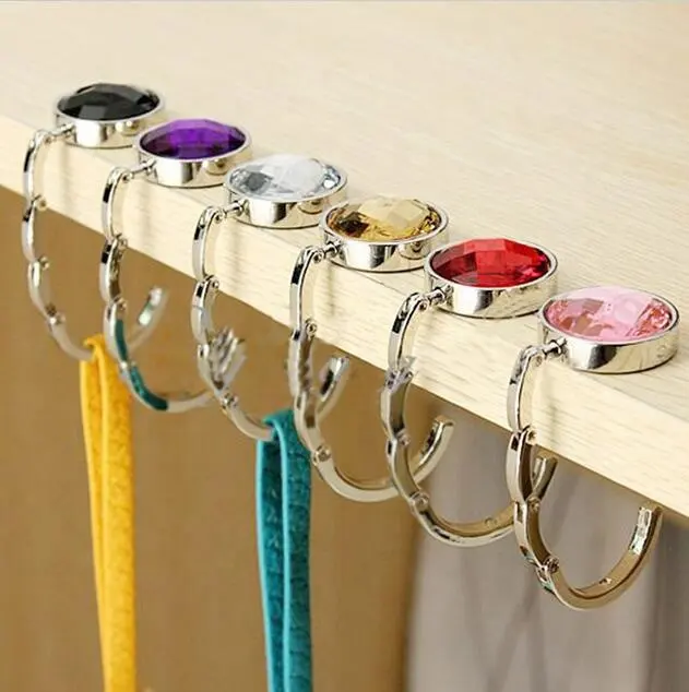 New design Sapphire Handbag Hook / Portable Folding Handbag Hanger / Foldable Purse Bag Hook Holder