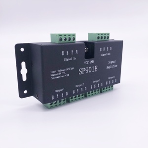 SP901E SPI светодиодный Усилитель сигнала контроллера для 5V-TTL сигнала двойной сигналы для WS2811 SK6812 APA102 DMX512 и других ИС - Product Image 5