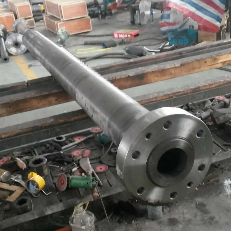 90Mm Nitrided Enkele Extruder Schroef Vat Voor Plastic Extruder Machine