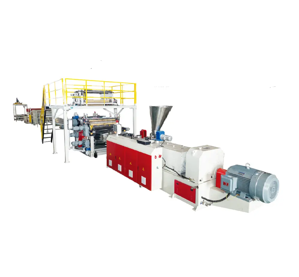 Best Supplier five roller PVC Vinyl Flooring LVT SPC Vinyl Floor Extrusion Machine Production Line