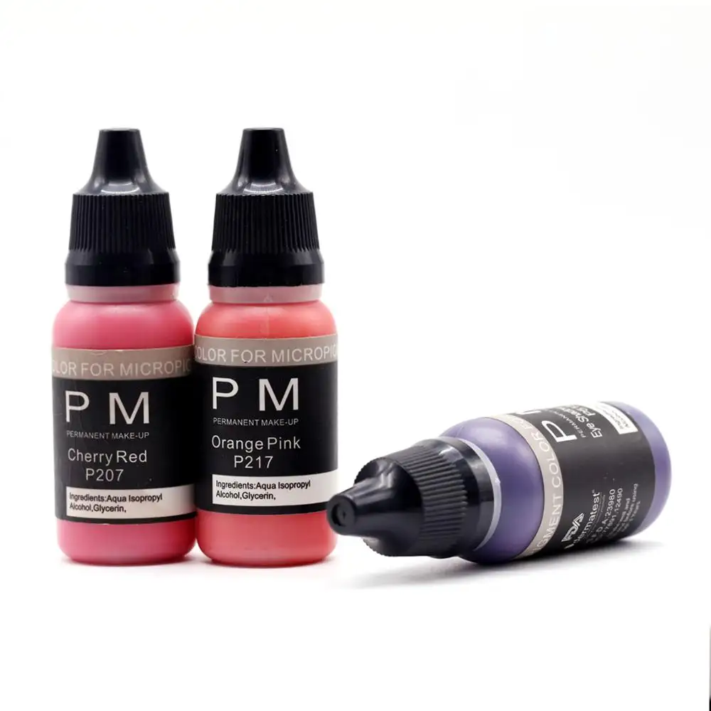 PM Akzeptieren Sie OEM Order Microb lading Permanent Makeup Pigment Augenbrauen Tattoo Ink