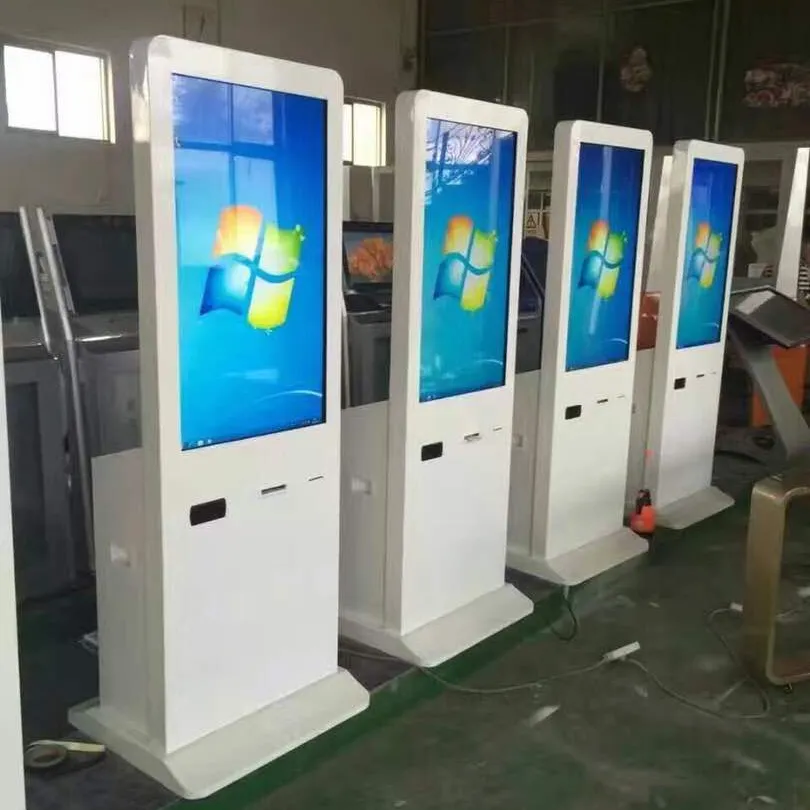 2024 popular mirror photo booth shell with cash and coin acceptor photo booth kiosk Advertising Players for iPad