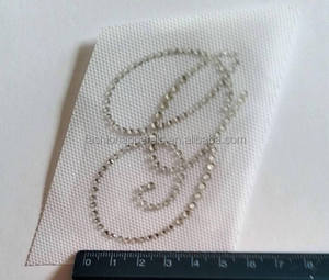 Özel alfabe mektuplar demir üzerinde komut ısı basın çıkartması düzeltme yamalar kristal Bling Motif yapay elmas Transfer tatoo <span class=keywords><strong>T</strong></span> Shirt için
