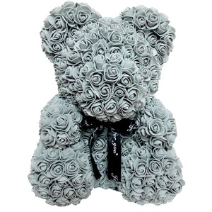 卸売高品質40 cm高テディベアPEフォーム花バラクマバレンタインデー - Product Image 4