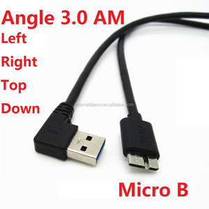免费样品黑色微型usb 3.0数据充电线USB 3.0微型B公打印机摄像机连接线 - Product Image 5